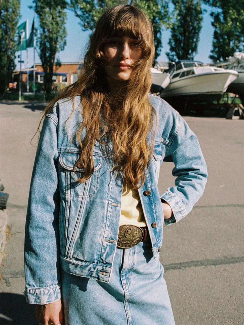 Nudie Jeans Co Berit Denim Jacket Desert Size M NWT